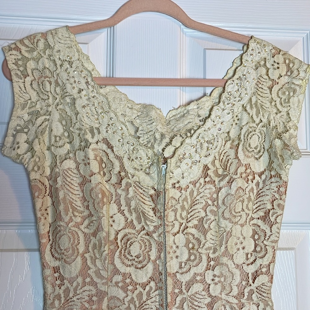VINTAGE NORMAN ORIGINAL FORMAL DRESS - Picture 9 of 14